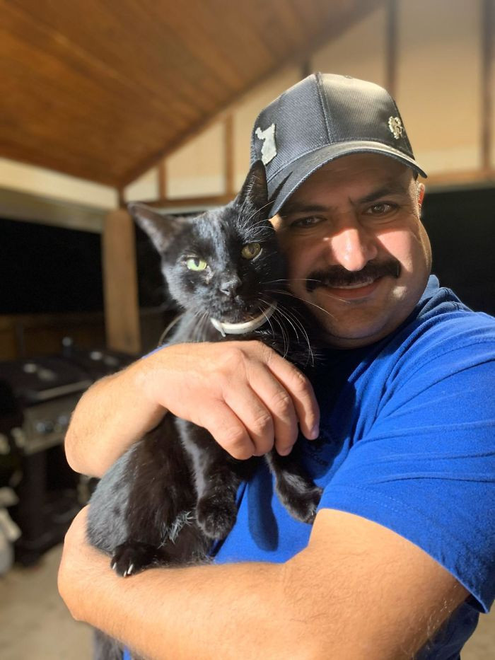 my mexican dad when we first came with our cat vs now｜TikTok Search