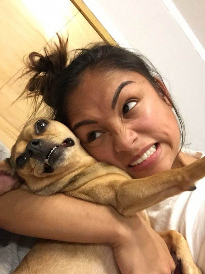 Squeeze hugs are mandatory in this relationship.