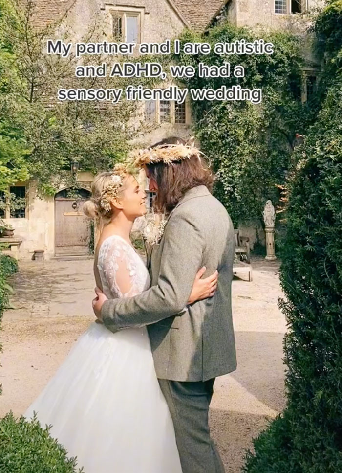 Ramona and Aaron Jones, a couple diagnosed with autism and ADHD, respectively, shared their sensory-friendly wedding online. They featured their wedding on TikTok, and the video went viral.