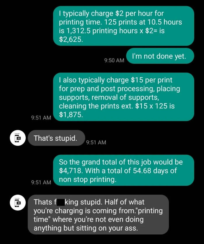 She Was Not Ready to Listen to His Reasoning