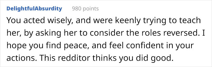 They wish OP the best of luck.