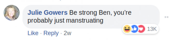 Ugh, it's just that time of the month.