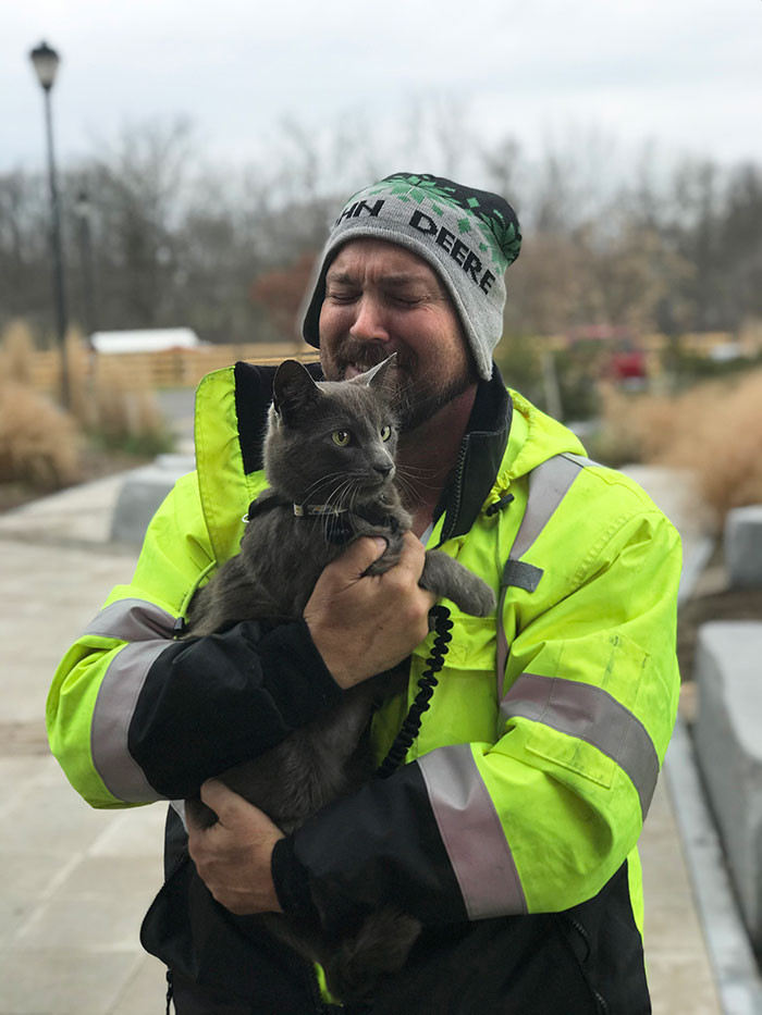 For two months, Matthew rearranged his routes so that he could go back to the spot in Ohio where Ashes was last seen. But the cat was unable to be found.