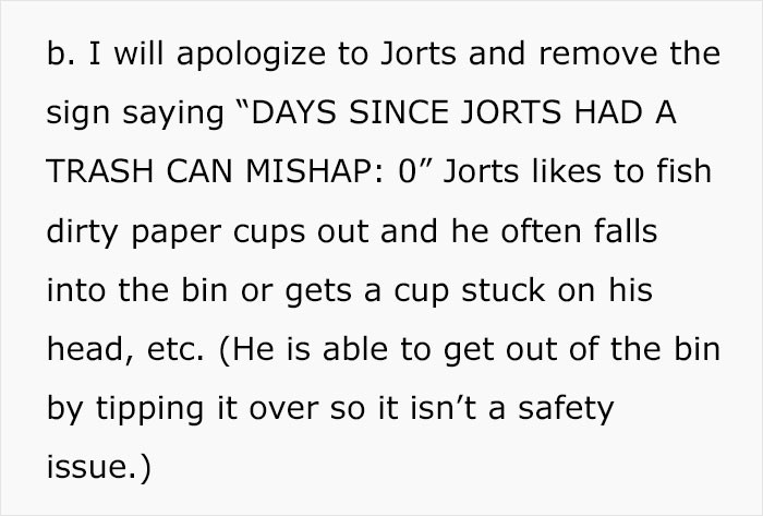 OP will also remove a specific sign