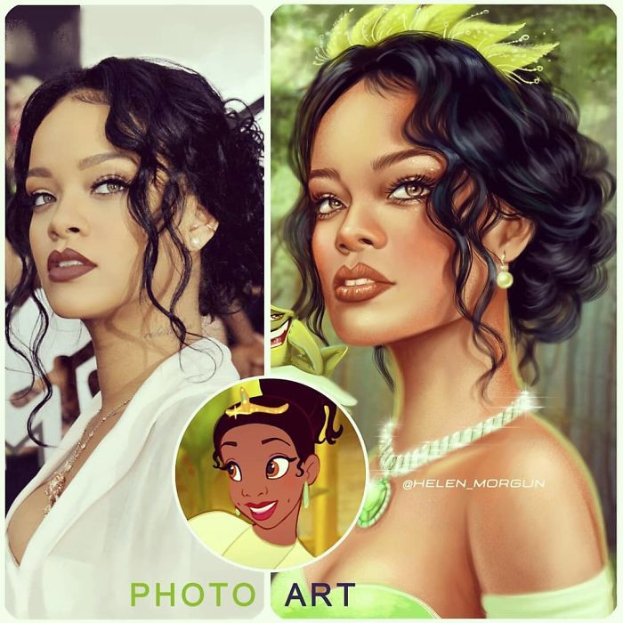 Rihanna as Tiana