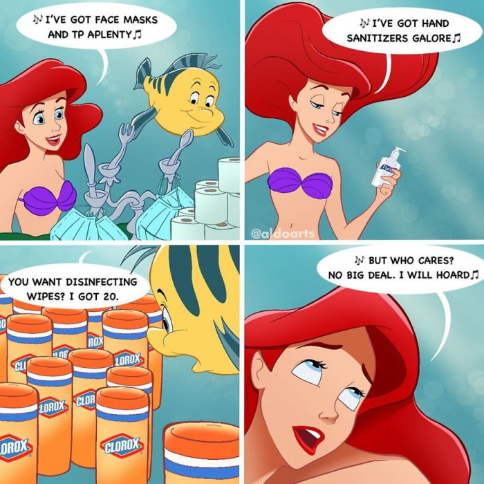 3. Ariel is also a hoarder