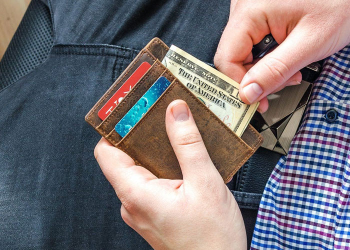 He picked up the tab. Alone.