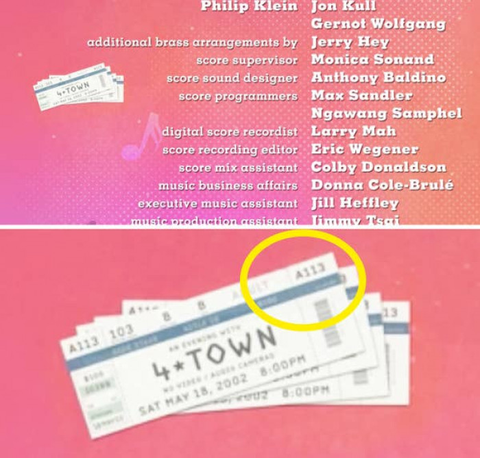 25. And again in the credits on the 4*Town tickets that are featured 