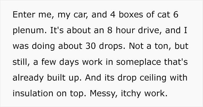 And it is an itchy and messy job.