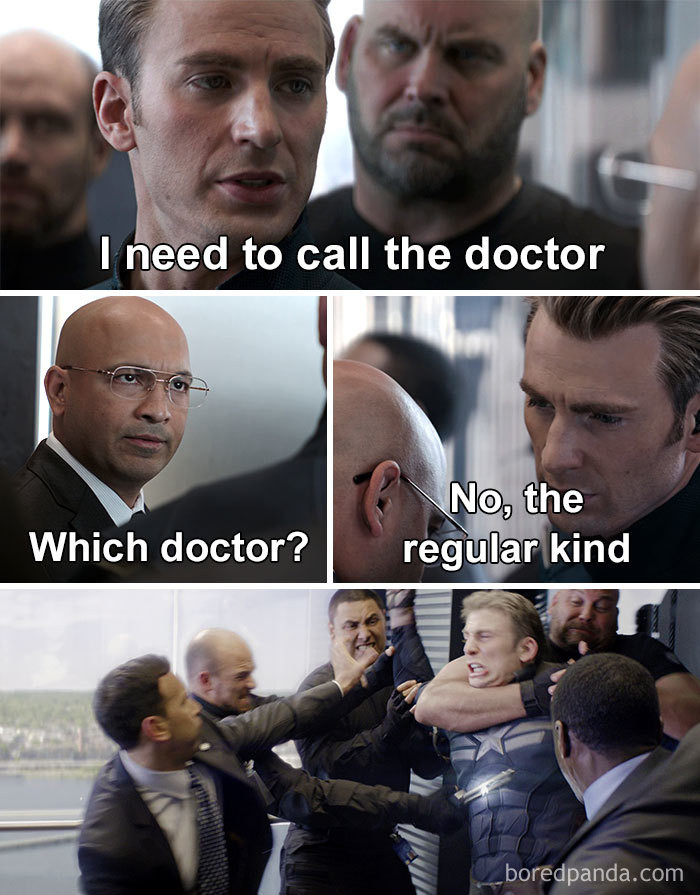 Hilarious Dad Jokes Are Being Made Into Memes With The Perfect Template  From Captain America