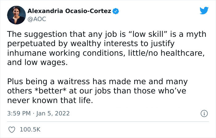 Low wage or low skill jobs are a myth.