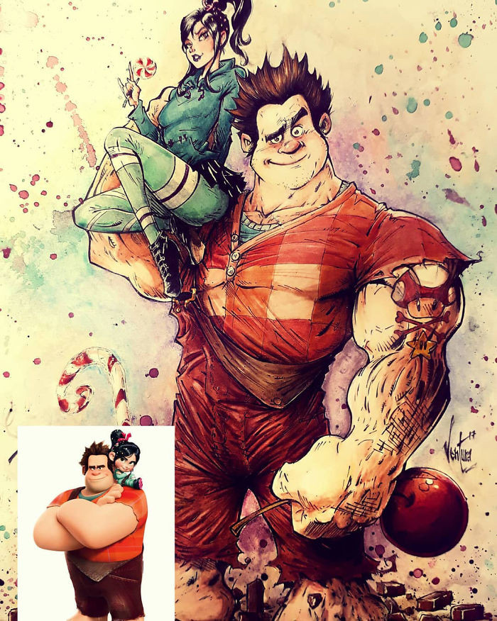 13. Vanellope & Wreck It Ralph