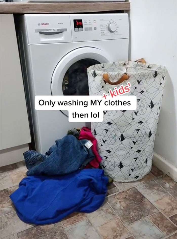 Only washing my clothes