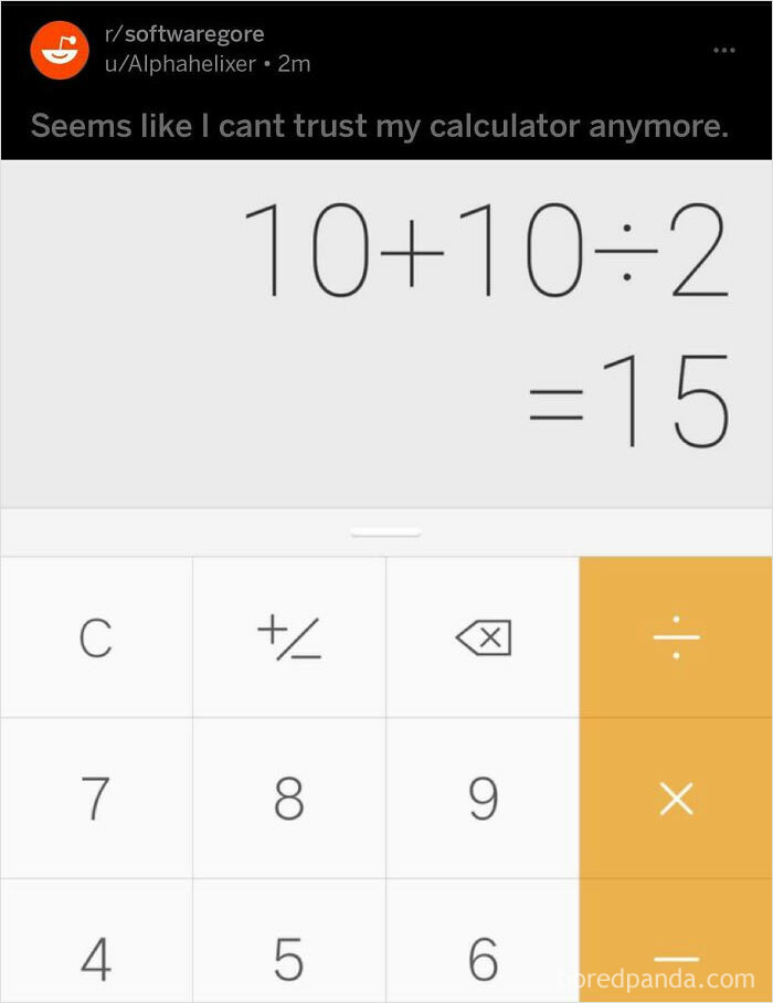 28. Can't Trust Calculators...