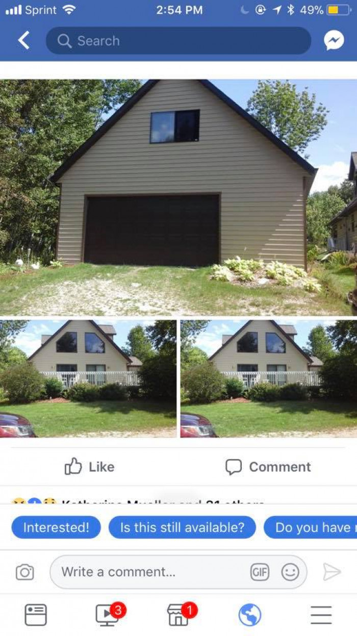 What a shame! It actually looks like a nice house.