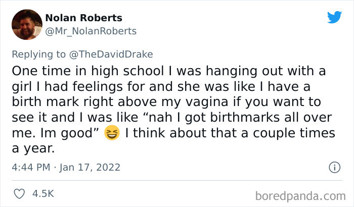 17. Nah, I've got some of my own...