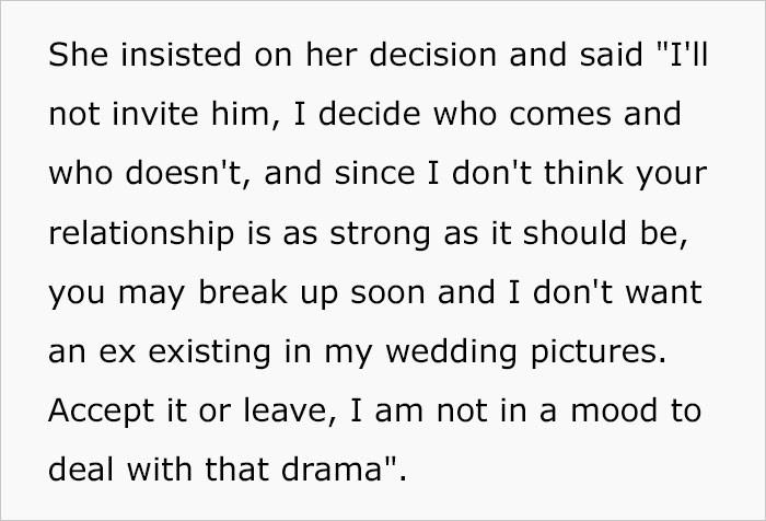 Coming from a best friend? That hurts.