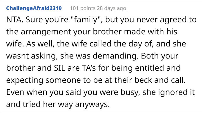 Those aren't his kids, so they aren't his responsibility. Simple as that.