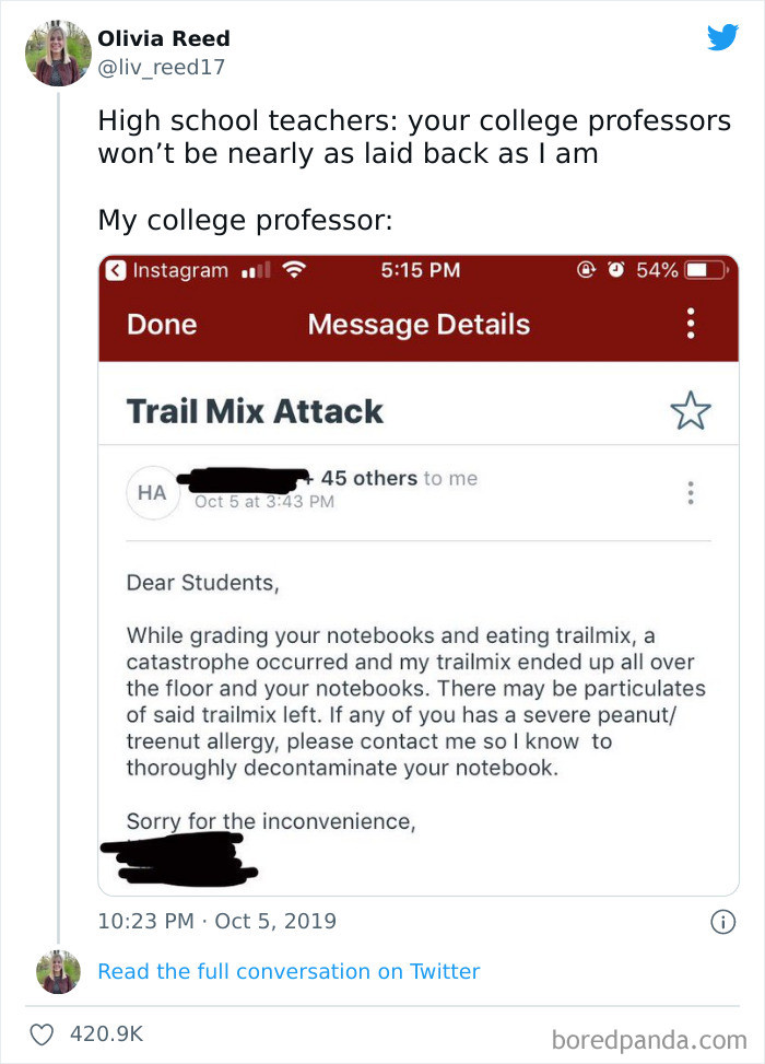 30 Of The Funniest Interactions Between Students And Professors While ...