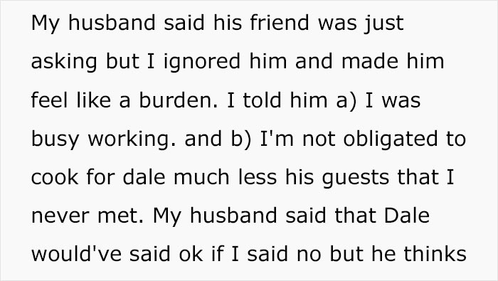 Her husband was angry.