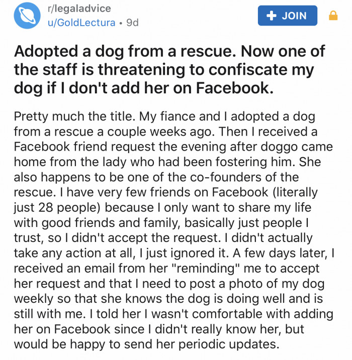 Here's the original Reddit post: