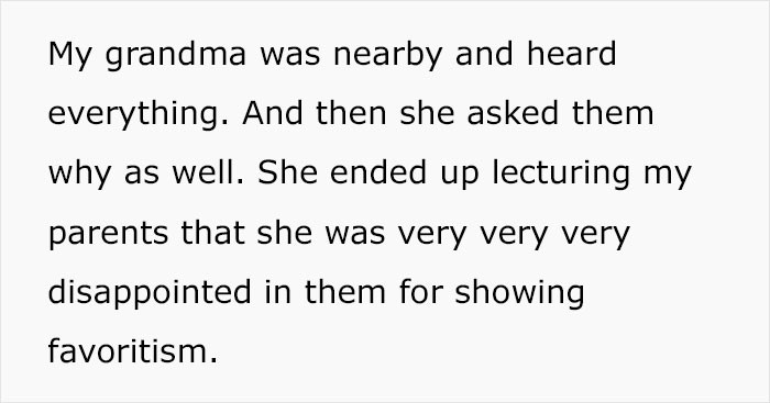 One of his relatives overheard the conversation.