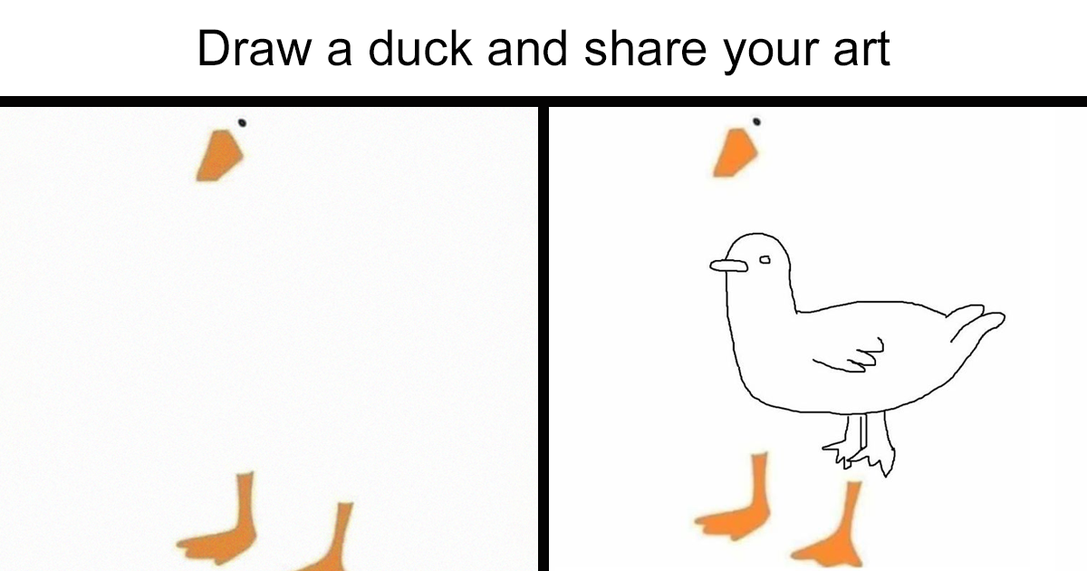Someone Asked People To Draw A Duck And The Results Are Everything