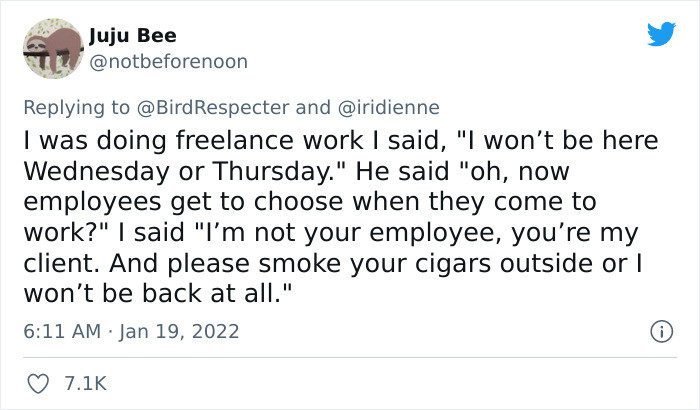 An employer who doesn't understand what freelancing entails