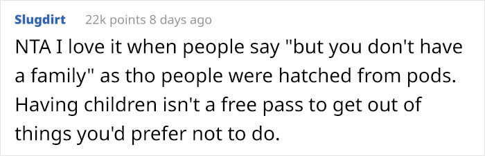 Redditors mostly agreed with OP