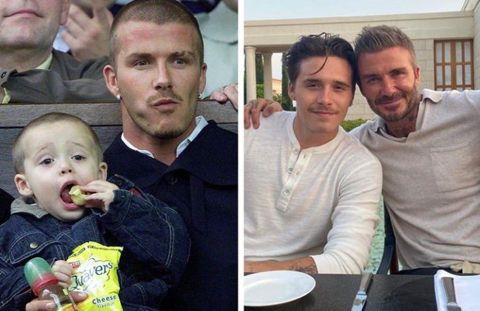 4. David Beckham's son Brooklyn Beckham