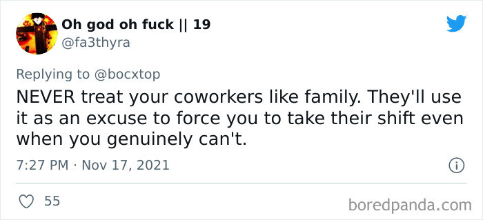 23. Yeah, family will always try to screw you over...