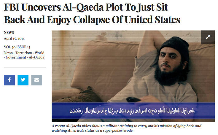 21. Another entry from The Onion.