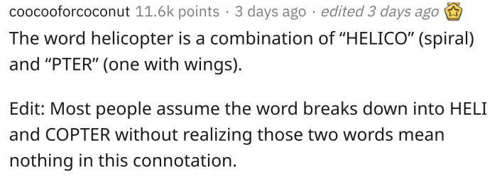 10. Hey, I didn't know this one. The more you know!