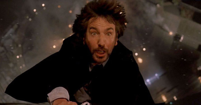 #5 In Die Hard (1988), Alan Rickman’s Petrified Expression While Falling Was Completely Genuine. The Stunt Team Instructed Him That They Would Drop Him On The Count Of 3 But Instead Dropped Him At 1