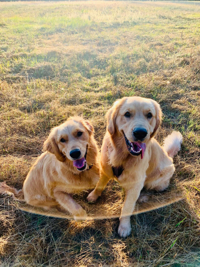 Charlee and Yuma smiling