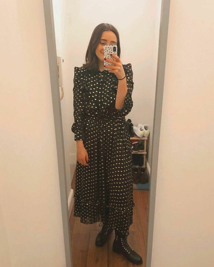 28. Yet another spotted dress