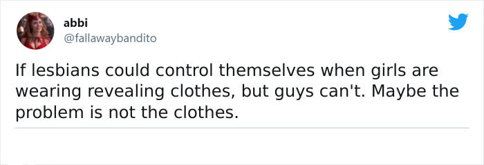 Nope, it's definitely not the clothes