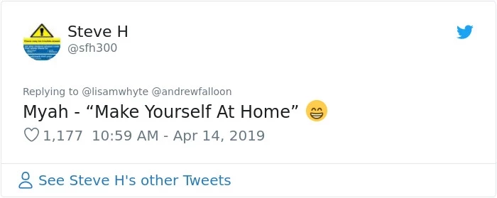 Pronounced like, "meow."