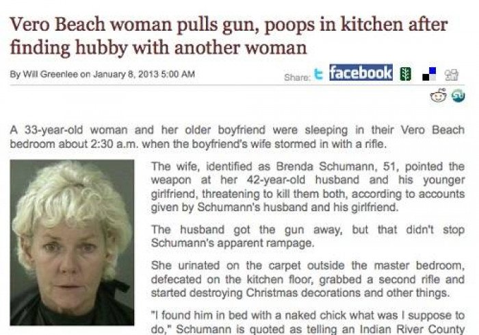 10. She had to mark her territory