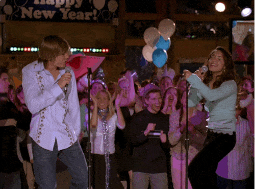  Troy and Gabriella sung their New Years Eve duet 12 years ago