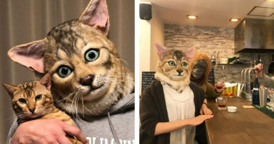 These Human-Sized Masks That Look Like Realistic Replicas of Our Pets' Faces Are Amazing and Horrifying