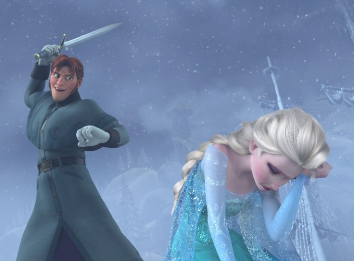 3. In Frozen, considering the era the story is taking place, the characters should have guns.