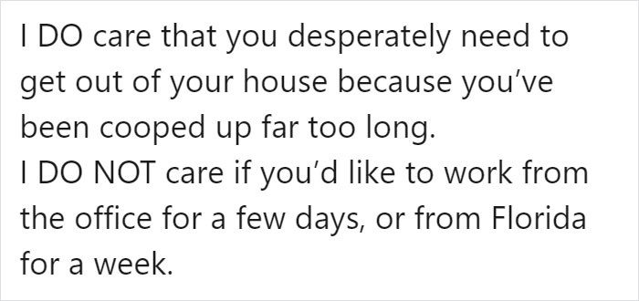 However, some people also noted that her model won't and wouldn't apply to every industry, which is fair.