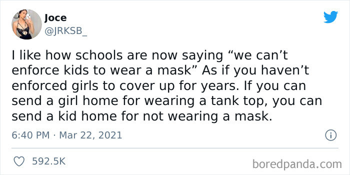 21. Policing clothes in schools