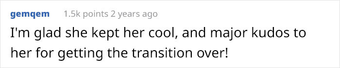 Her congratulatory success