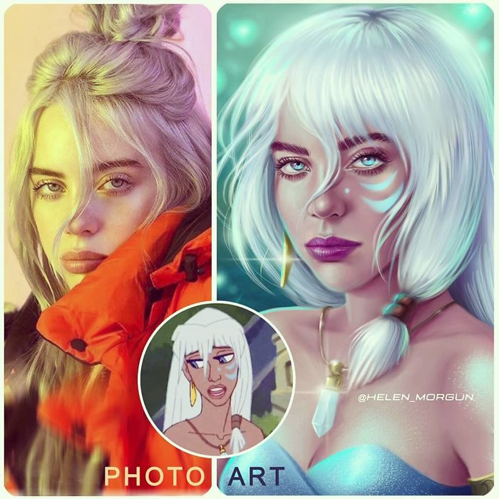 Billie Eilish as Kida Nedakh
