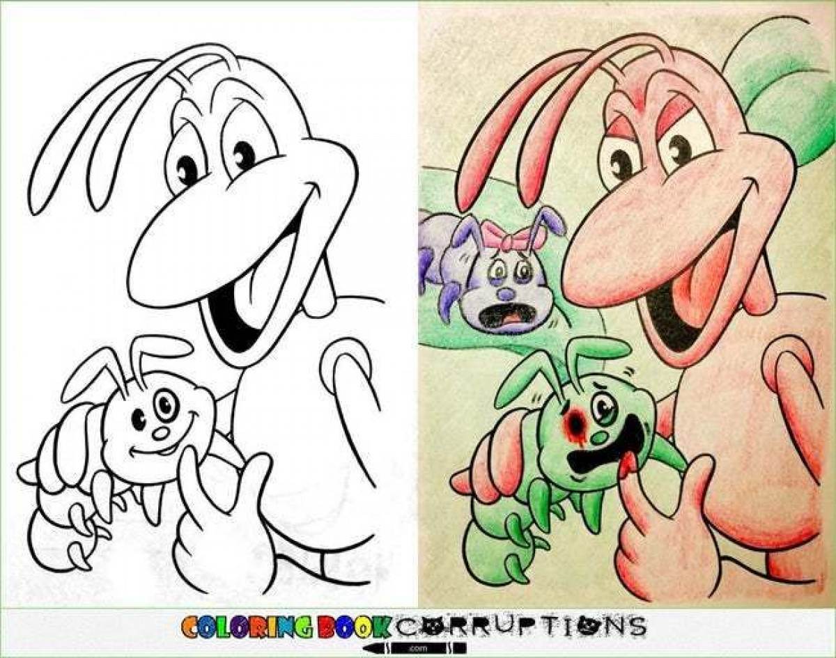 10+ Hilarious Coloring Book Corruptions That Just Might Ruin Your Childhood