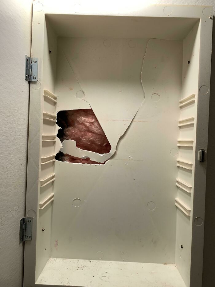 12. A neighbor tried entering my apartment through my medicine cabinet.