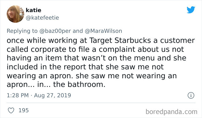 #22 The one with not wearing an apron in the bathroom issue