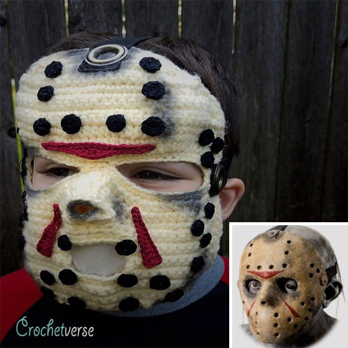 5. Crochet Jason Voorhees Mask